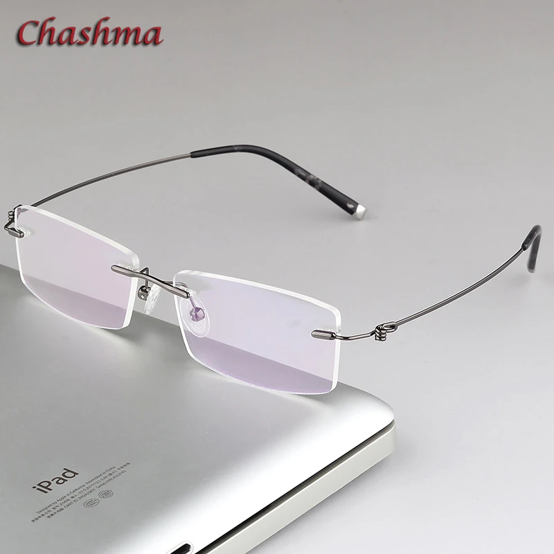 Chashma Rimless Glasses Frame Men Eye Frames gafas graduadas specs Light Eyeglass Titanium Gold Spectacles for Diopter Women
Chashma Rimless Glasses Frame Men Eye Frames gafas graduadas specs Light Eyeglass Titanium Gold Spectacles for Diopter Women