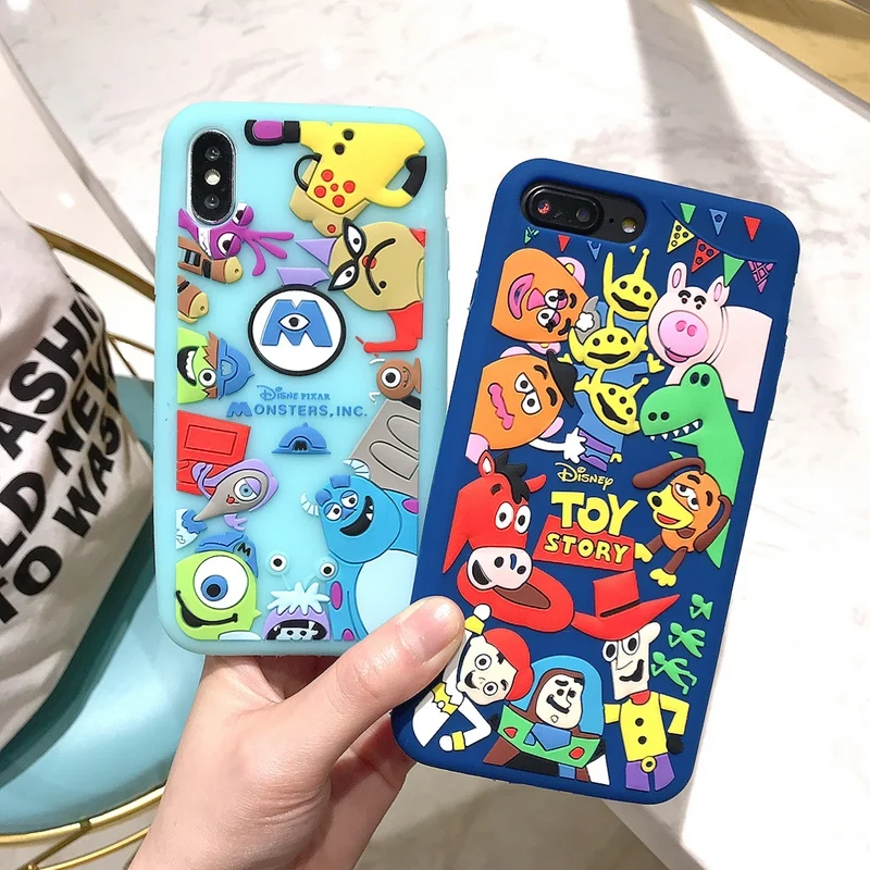 CASEISHERE Cartoon Phone Cases Monsters For iPhone XS Max XR Cute Case 3D Toy Story Soft Silicone Cover for iphone 8 7 6s Plus
CASEISHERE Cartoon Phone Cases Monsters For iPhone XS Max XR Cute Case 3D Toy Story Soft Silicone Cover for iphone 8 7 6s Plus