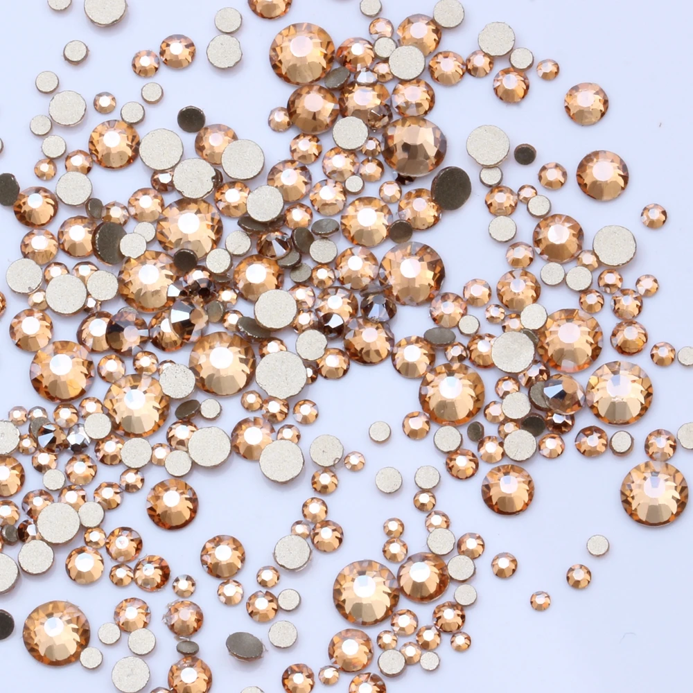 Gold Champagne Many Size Non Hotfix Gold Bottom Crystal Rhinestones Glass Glue On For Wedding Dresses DIY Nail Art Decorations
Gold Champagne Many Size Non Hotfix Gold Bottom Crystal Rhinestones Glass Glue On For Wedding Dresses DIY Nail Art Decorations