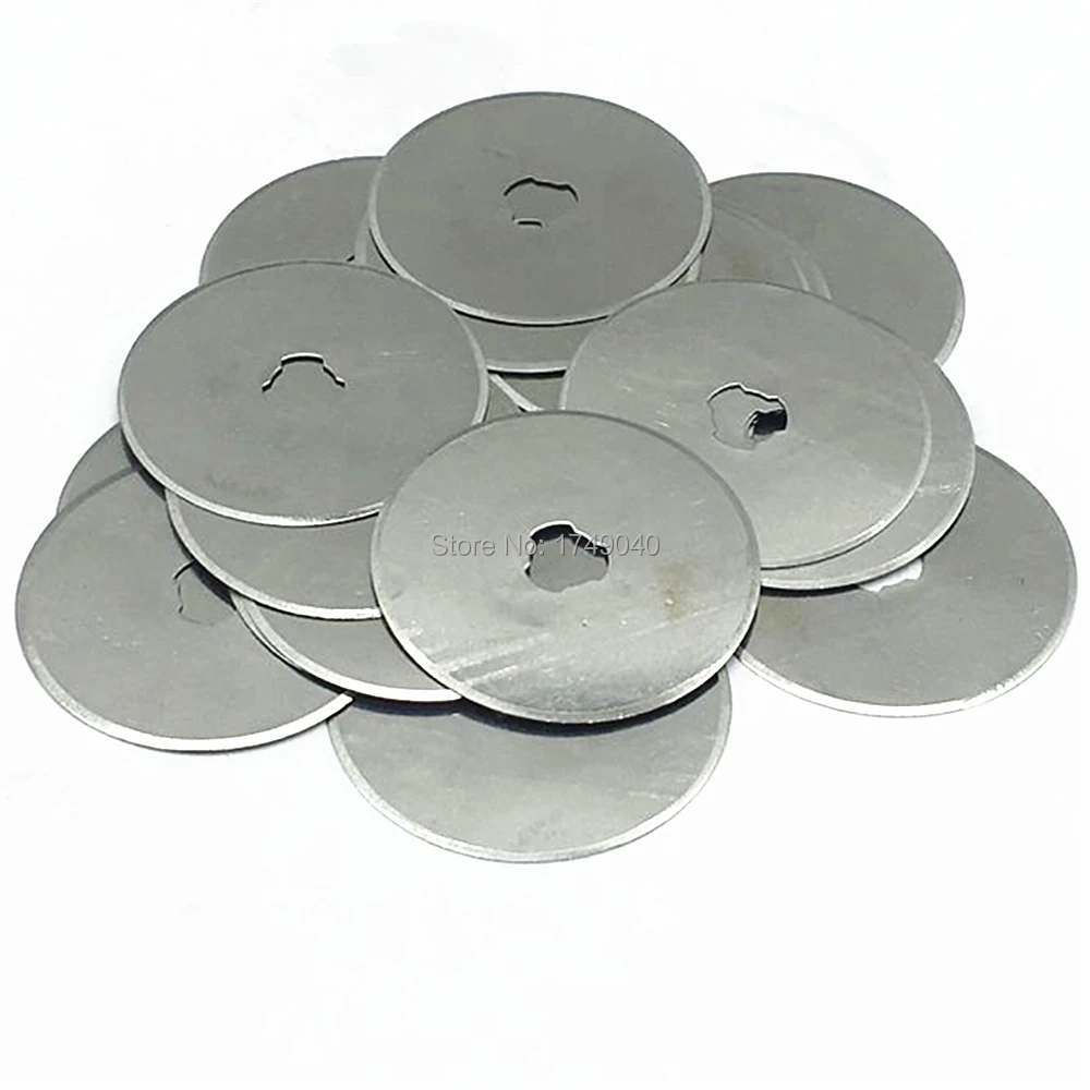 10pcs/Lot 45mm Rotary Cutter Refill Blade Sewing Quilting Photos Fabric Cutting Tools 45x8x0.3mm
10pcs/Lot 45mm Rotary Cutter Refill Blade Sewing Quilting Photos Fabric Cutting Tools 45x8x0.3mm