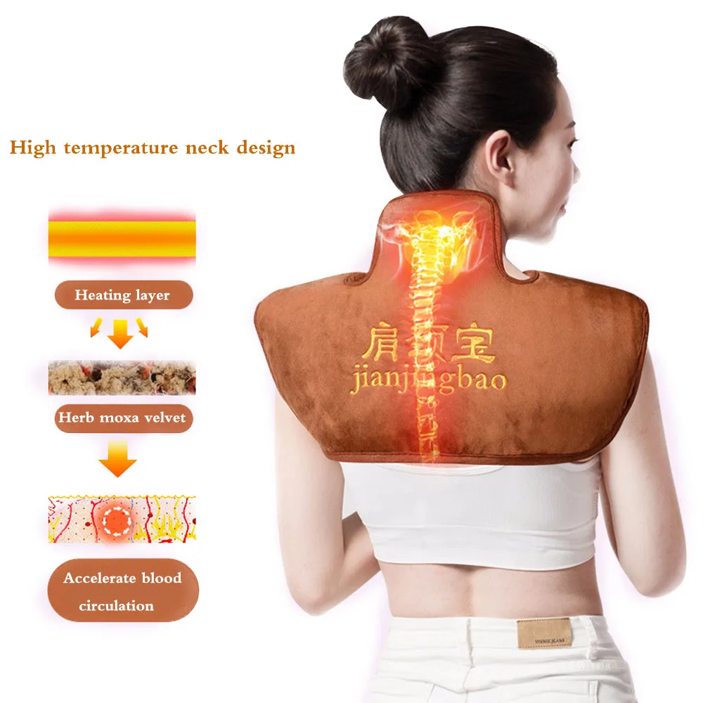 Electric Moxibustion Shawl Neck Cervical Shoulder Heating Pad Cervical Heating Blanket Multiple Protect for Shoulder neck pain
Electric Moxibustion Shawl Neck Cervical Shoulder Heating Pad Cervical Heating Blanket Multiple Protect for Shoulder neck pain