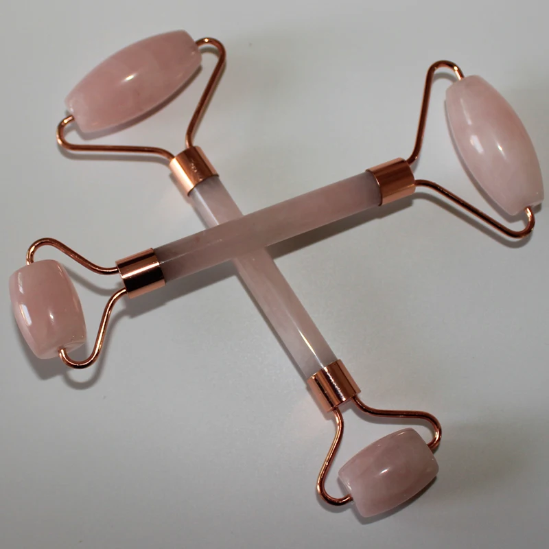 Double Head Massage Roller Natural Rose Crystal Quartz Jade Stone Anti Cellulite Wrinkle Facial Body Beauty Health Tool Pink
Double Head Massage Roller Natural Rose Crystal Quartz Jade Stone Anti Cellulite Wrinkle Facial Body Beauty Health Tool Pink
