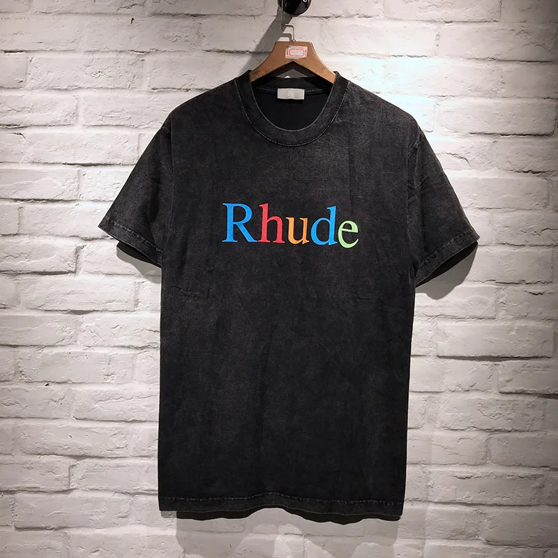 2019 Street Rhude T-Shirt Best Quality Strip Print Men's Rhude T-Shirt Hiphop Men's Cotton Summer Casual Sleeve Rhude T-Shirt
2019 Street Rhude T-Shirt Best Quality Strip Print Men's Rhude T-Shirt Hiphop Men's Cotton Summer Casual Sleeve Rhude T-Shirt