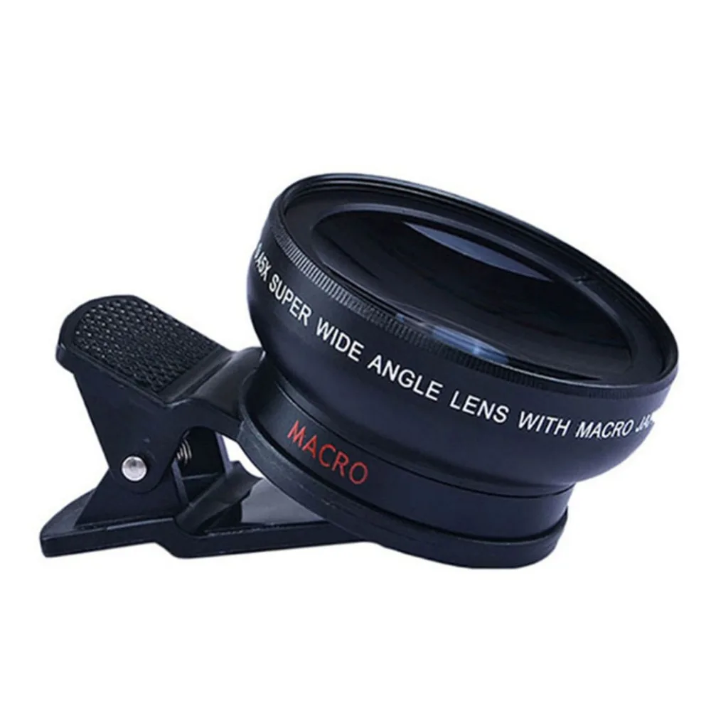 Soaptree 0.45X Super Wide Angle + Macro 2-in-1 Lens For Phone with Universal Clip-on HD Camera Lenes for iPhone 6S 7 Xiaomi
Soaptree 0.45X Super Wide Angle + Macro 2-in-1 Lens For Phone with Universal Clip-on HD Camera Lenes for iPhone 6S 7 Xiaomi