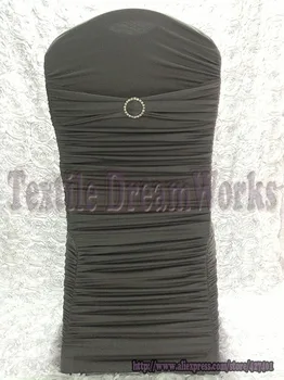 Hot Sale New products in August Dark Gray Ruffle Spandex Chair Cover With Spandex Band For Wedding & Party
Hot Sale New products in August Dark Gray Ruffle Spandex Chair Cover With Spandex Band For Wedding & Party
