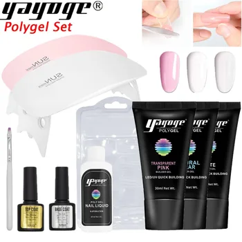 Yayoge poly gel nail kit Nail Polish for gel nail extensions quick building Fast Arrival gel Polish UV gel Varnish polygel pink
Yayoge poly gel nail kit Nail Polish for gel nail extensions quick building Fast Arrival gel Polish UV gel Varnish polygel pink