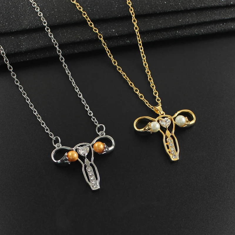 Uterus Ovary Pearl Pendant Necklace Gold Silver Female Organ Baby Birthplace Medical Necklace Gynecologist Nurse Graduation Gift
Uterus Ovary Pearl Pendant Necklace Gold Silver Female Organ Baby Birthplace Medical Necklace Gynecologist Nurse Graduation Gift