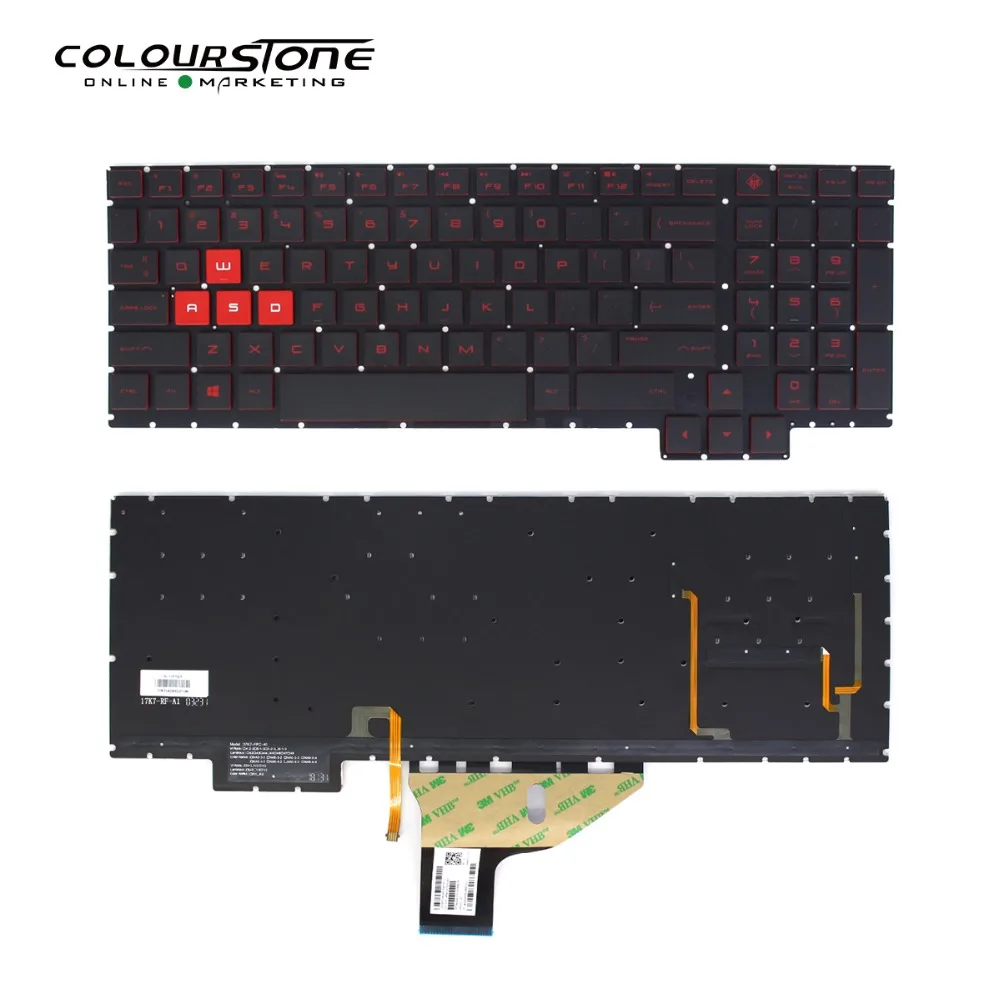 15-CE Backlit US Keyboard For HP Omen 15-CE010CA 15-CE020CA 15-CE030CA 15-CE051NR Black No Frame RED PRINTING
15-CE Backlit US Keyboard For HP Omen 15-CE010CA 15-CE020CA 15-CE030CA 15-CE051NR Black No Frame RED PRINTING
