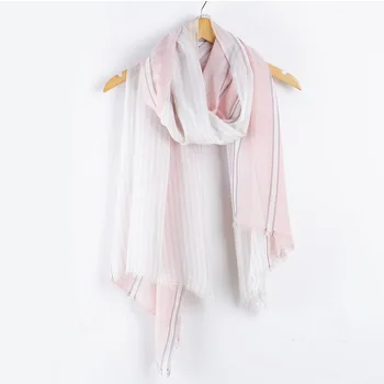 Women Modal Striped Scarf Autumn Summer Plus Size Shawl Wrap Contrast Color Stripe Scarves 205*100cm
Women Modal Striped Scarf Autumn Summer Plus Size Shawl Wrap Contrast Color Stripe Scarves 205*100cm