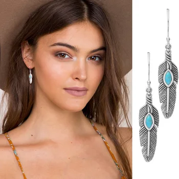 2017 Fashion earrings Bohemia Feather Earrings for Women Small Leaf Drop Earrings fashion jewelry dangle earring
2017 Fashion earrings Bohemia Feather Earrings for Women Small Leaf Drop Earrings fashion jewelry dangle earring