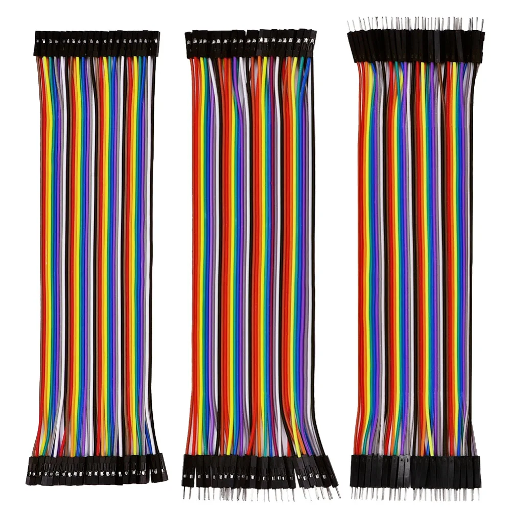 VONETS 120Pcs Breadboard Dupont Cable line Jumper Wires 40Pin Male to Female 40Pin Male to Male 40Pin Cables for Arduino
VONETS 120Pcs Breadboard Dupont Cable line Jumper Wires 40Pin Male to Female 40Pin Male to Male 40Pin Cables for Arduino