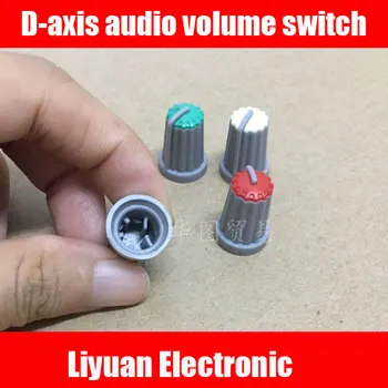 100pc D-axis plastic knob Amplifier audio volume switch Half-axis rotary potentiometer knob cap 270 degrees red white blue green
100pc D-axis plastic knob Amplifier audio volume switch Half-axis rotary potentiometer knob cap 270 degrees red white blue green