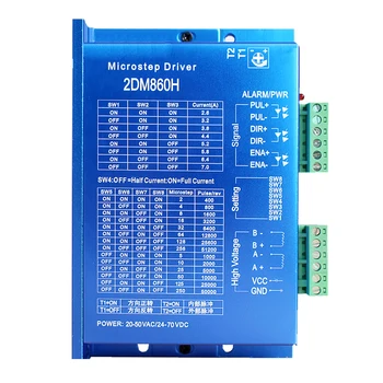 Spontaneous pulse driver / 2DM860H / 86 stepper motor driver / drive control integrated / adjustable speed
Spontaneous pulse driver / 2DM860H / 86 stepper motor driver / drive control integrated / adjustable speed