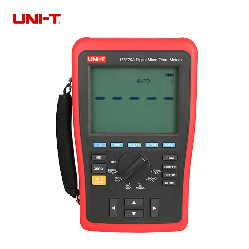 UNI-T UT620A High-Accuracy 0.25% Kelvin Four-wire Low Resistance & Wire Length Tester Micro Ohm Meter USB UT-620A
UNI-T UT620A High-Accuracy 0.25% Kelvin Four-wire Low Resistance & Wire Length Tester Micro Ohm Meter USB UT-620A