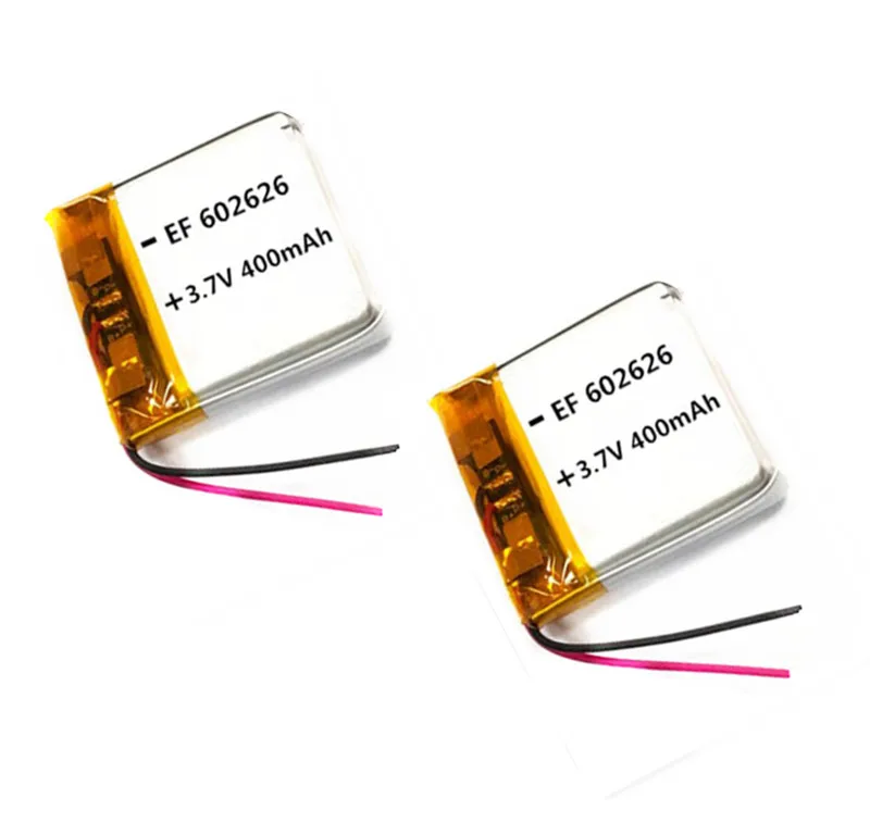 Free Shiping 2pcs 3.7V 400mAH 602525 602626 PLIB polymer lithium ion / Li-ion battery for SMART WATCH GPS
Free Shiping 2pcs 3.7V 400mAH 602525 602626 PLIB polymer lithium ion / Li-ion battery for SMART WATCH GPS