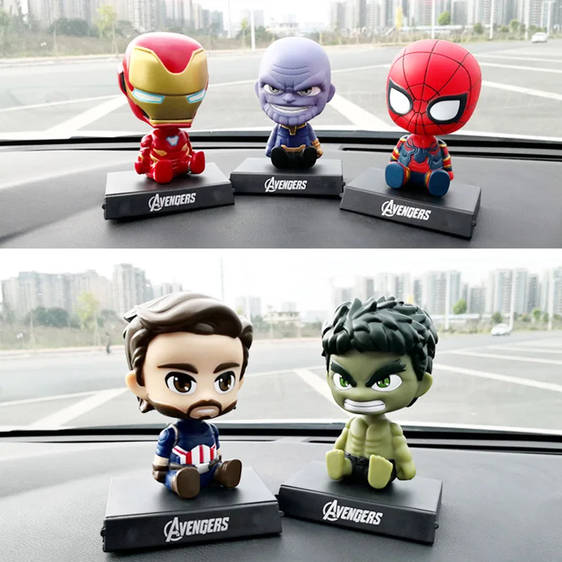 Car Ornaments Creativity for The Avengers Lron Man Cute Cartoon Shaking Head Interior Dashboard Decoration Toys Car Accessories
Car Ornaments Creativity for The Avengers Lron Man Cute Cartoon Shaking Head Interior Dashboard Decoration Toys Car Accessories