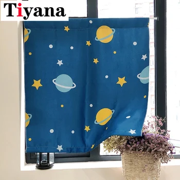 DIY Small Curtains for Living Room Cartoon Planet Curtains for Kids Room Door Window Bookcase Partition Anti-dust cortina DP355Y
DIY Small Curtains for Living Room Cartoon Planet Curtains for Kids Room Door Window Bookcase Partition Anti-dust cortina DP355Y