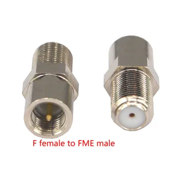 100 Pieces F Male/Female to FME Male Straight RF Coaxial Adapter Connector FME to F Adapter
100 Pieces F Male/Female to FME Male Straight RF Coaxial Adapter Connector FME to F Adapter
