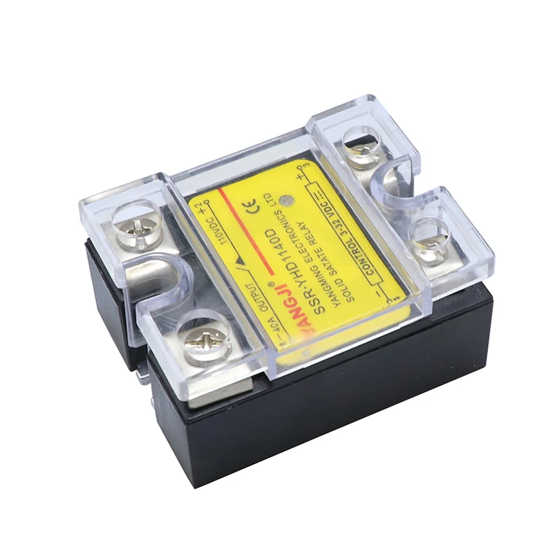 SSRYHD1140D 40A Solid State Relay Module 3-32VCD relays DC control Single phase Solid State relays
SSRYHD1140D 40A Solid State Relay Module 3-32VCD relays DC control Single phase Solid State relays