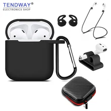 Tendway 5 pcs/set Silicone Case for Apple AirPods Accessories for Apple Earphones Silicone Strap Cover Tip Hook for Airpods
Tendway 5 pcs/set Silicone Case for Apple AirPods Accessories for Apple Earphones Silicone Strap Cover Tip Hook for Airpods