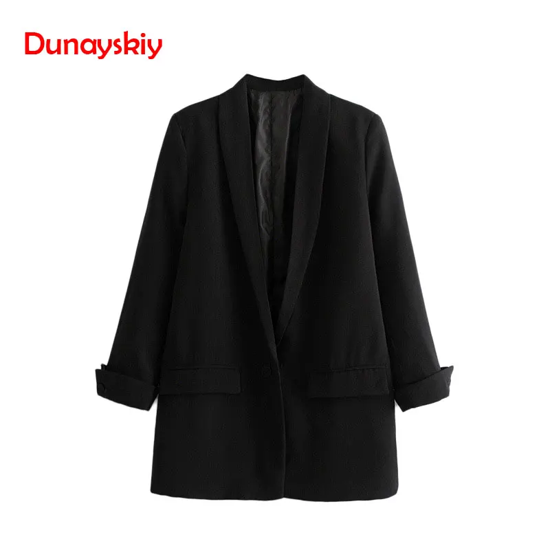Spring Autumn Women's Blazer Suit Outerwear Coat Casual Solid Color Single Button Coat OL Blazer Suit Black Red
Spring Autumn Women's Blazer Suit Outerwear Coat Casual Solid Color Single Button Coat OL Blazer Suit Black Red
