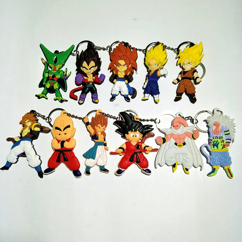 Hot Selling Diy Handmade PVC Keyfob Dragonball Keychains Japan Cartoon Children Gift Goku Character Llavero Anime Manga Chaveiro
Hot Selling Diy Handmade PVC Keyfob Dragonball Keychains Japan Cartoon Children Gift Goku Character Llavero Anime Manga Chaveiro