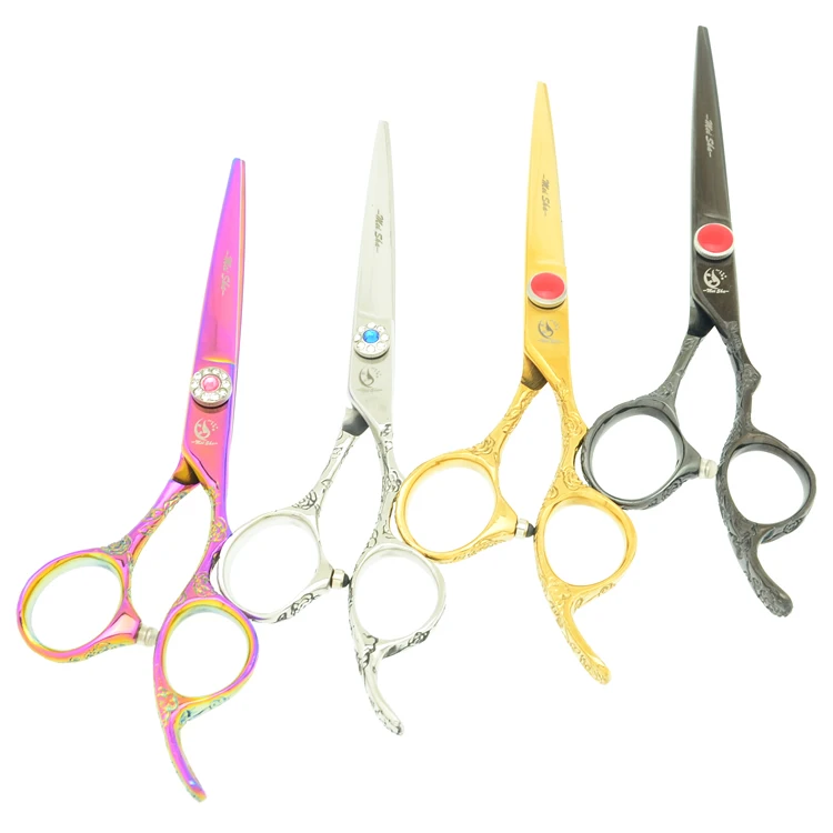 6.0Inch Meisha Plum Handle Barbers Cutting Scissors Colorful JP440C Hair Bang Cut Shears Thinning Tijeras Salon Dedicated HA0344
6.0Inch Meisha Plum Handle Barbers Cutting Scissors Colorful JP440C Hair Bang Cut Shears Thinning Tijeras Salon Dedicated HA0344