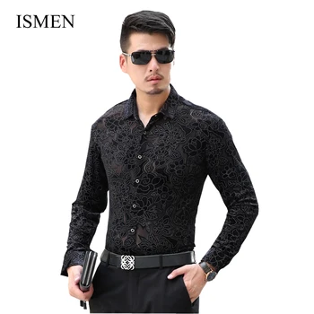 Mens Dress Shirt Long Sleeve Male Business Casual Hollow Out Fashion Formal Shirts Slim Masculina Camisa
Mens Dress Shirt Long Sleeve Male Business Casual Hollow Out Fashion Formal Shirts Slim Masculina Camisa
