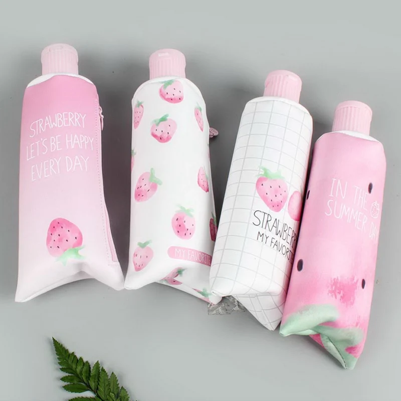 LASPERAL Strawberry Pencil Bag Large Capacity Multifunction PU Leather Stationery Bag For Girls 24.5x9cm Toothpaste Pencil Bags
LASPERAL Strawberry Pencil Bag Large Capacity Multifunction PU Leather Stationery Bag For Girls 24.5x9cm Toothpaste Pencil Bags