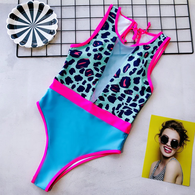 Sexy One Piece Swim Suit High Waist Bathing Suits Leopard Bikini Transparent Swimwear 1 Piece High Waist Bikini Mesh Swimsuit
Sexy One Piece Swim Suit High Waist Bathing Suits Leopard Bikini Transparent Swimwear 1 Piece High Waist Bikini Mesh Swimsuit