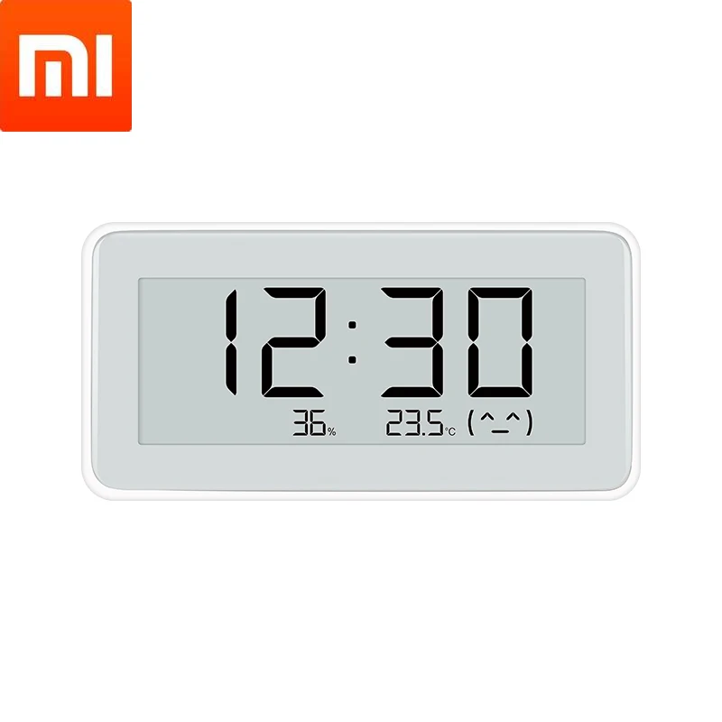 Фото Xiaomi Wireless Smart Electric Digital Clock Indoor&ampOutdoor Hygrometer Thermometer LCD Temperature Measuring Tools | Электроника