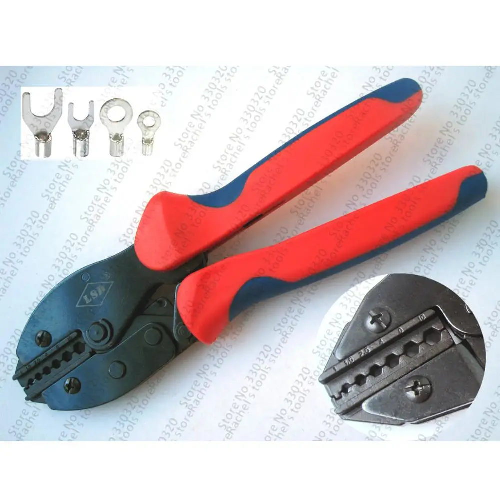 Manual terminal crimping plier/tool for non Insulated Terminals and connector 1-10mm2 LY-110TX
Manual terminal crimping plier/tool for non Insulated Terminals and connector 1-10mm2 LY-110TX