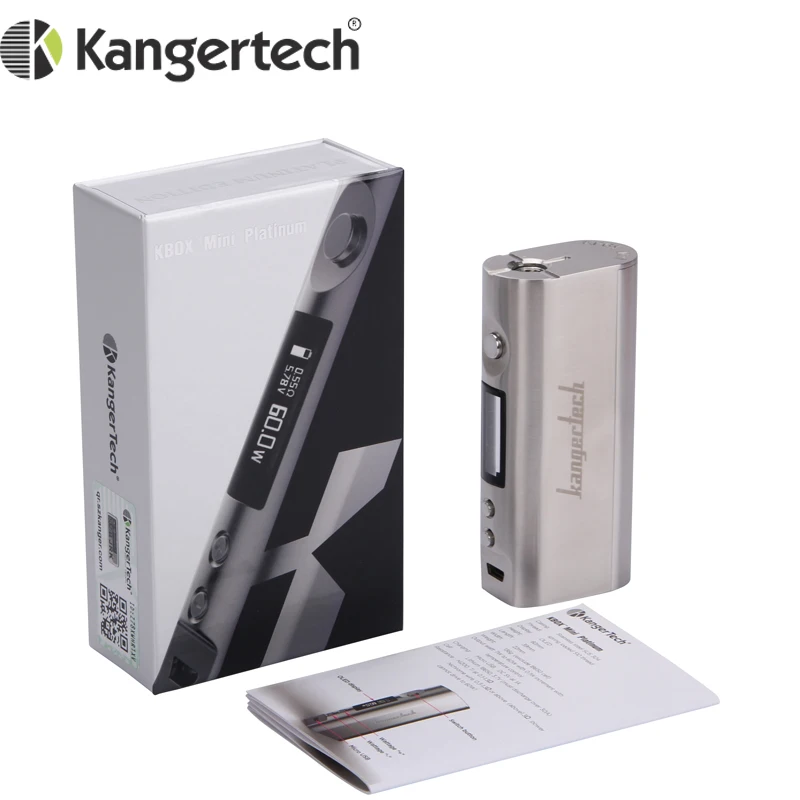 

Original E Cigarette Kanger Kbox Mini Platinum Box Mod Vape 60W Temperature Control E Hookah Vaporizer VS Eleaf Istick TC 60W