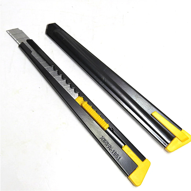 Cheap School Office Small black utility knife cutter art knife Letter opener knife 696