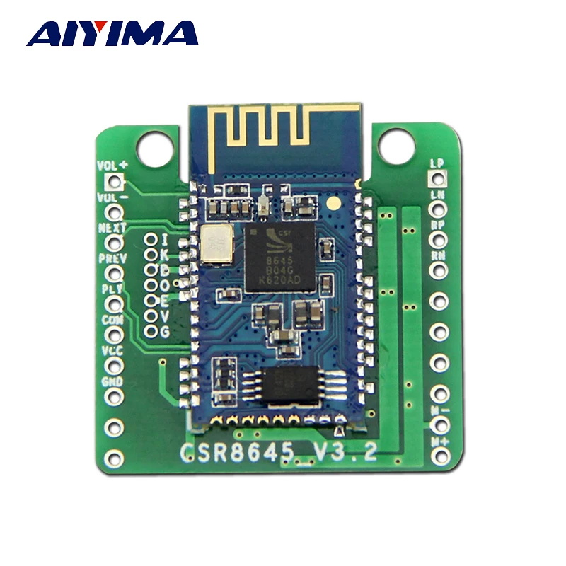 Плата усилителя Aiyima 5 В Bluetooth 4 0 CSR8645 APTX аудиоресивер без потерь усилитель звука
