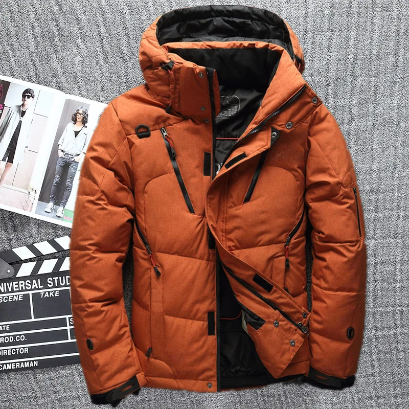 2019 Winter Snow Down Jacket Men Thick Warm Hooded Parkas Coat Overcoat Casual Cotton Windbreaker White Duck Down Jacket Men
2019 Winter Snow Down Jacket Men Thick Warm Hooded Parkas Coat Overcoat Casual Cotton Windbreaker White Duck Down Jacket Men