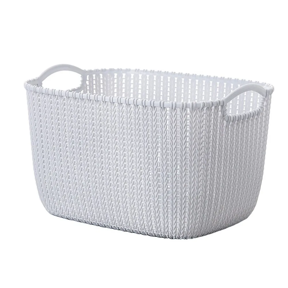 2017 New Plastic Weaving Rattan Basket Multifunctional Bathroom Shower Storage Basket Debris Storage Organizer With Handle
2017 New Plastic Weaving Rattan Basket Multifunctional Bathroom Shower Storage Basket Debris Storage Organizer With Handle