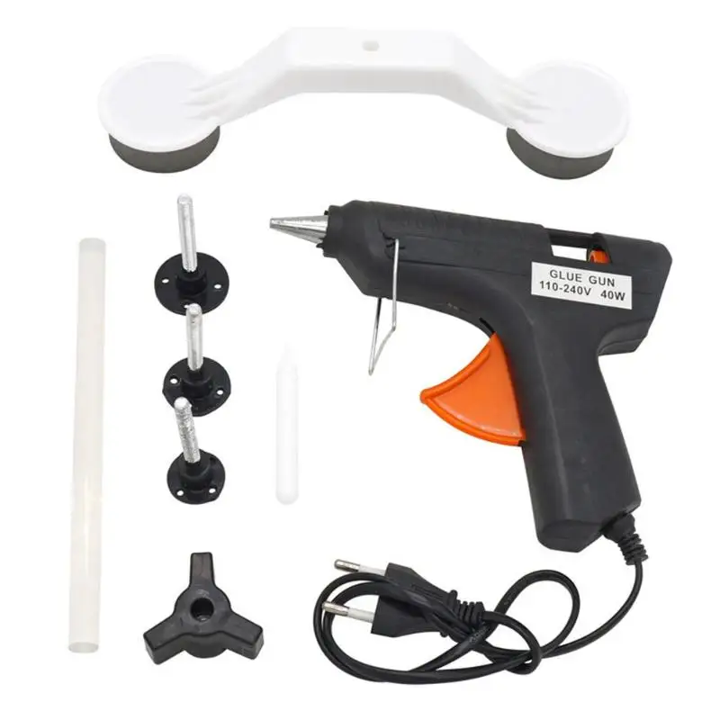 Super PDR Tools Kit Dent Repair Tool Car Paintless Dent Removal Auto Repair Body Hand Tool Set Puller Bridge Glue Gun
Super PDR Tools Kit Dent Repair Tool Car Paintless Dent Removal Auto Repair Body Hand Tool Set Puller Bridge Glue Gun