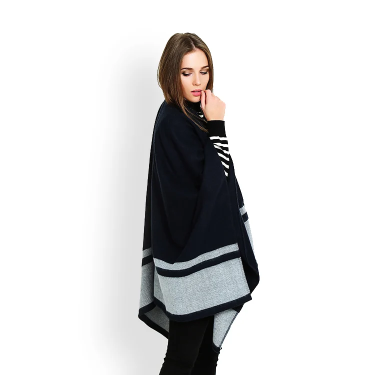 New fashion navy striped cashmere poncho scarves women cloaks scarf lady winter thick warm cape wraps luxury high quality
New fashion navy striped cashmere poncho scarves women cloaks scarf lady winter thick warm cape wraps luxury high quality