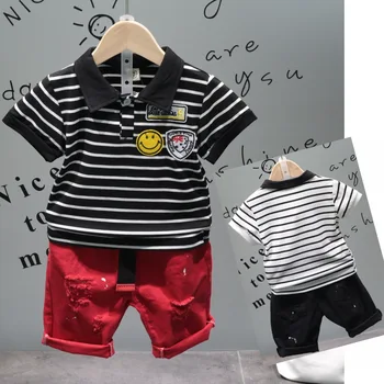 2 3 4 5 6 Summer Baby Boys Clothes Set Black White Striped Tshirt + Shorts Suit Baby Boys Cotton Sportwear Outfit Child Clothing
2 3 4 5 6 Summer Baby Boys Clothes Set Black White Striped Tshirt + Shorts Suit Baby Boys Cotton Sportwear Outfit Child Clothing