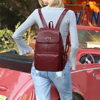 Backpacks Female 2019 new hot Women's casual leather fashion large capacity backpack travel backpack mochilas mujer
Backpacks Female 2019 new hot Women's casual leather fashion large capacity backpack travel backpack mochilas mujer