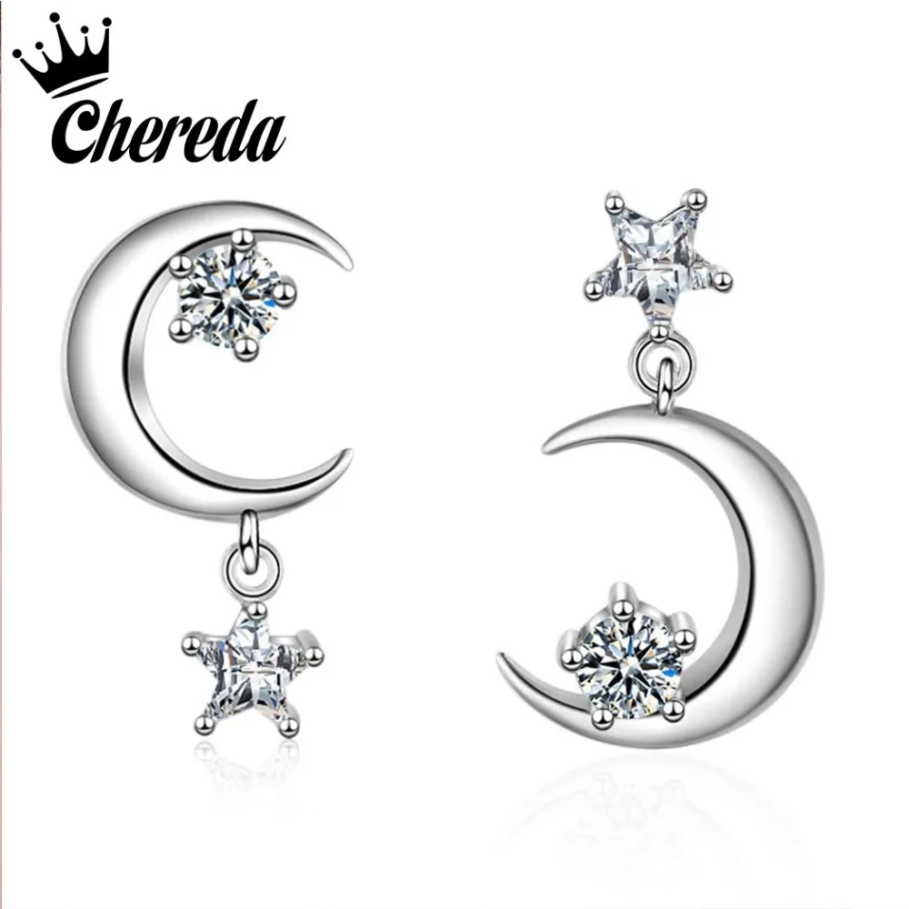 Chereda New Classic Stud Earring Fashion Women Earrings Star Moon Shape Trendy Engagement Party Accessories
Chereda New Classic Stud Earring Fashion Women Earrings Star Moon Shape Trendy Engagement Party Accessories