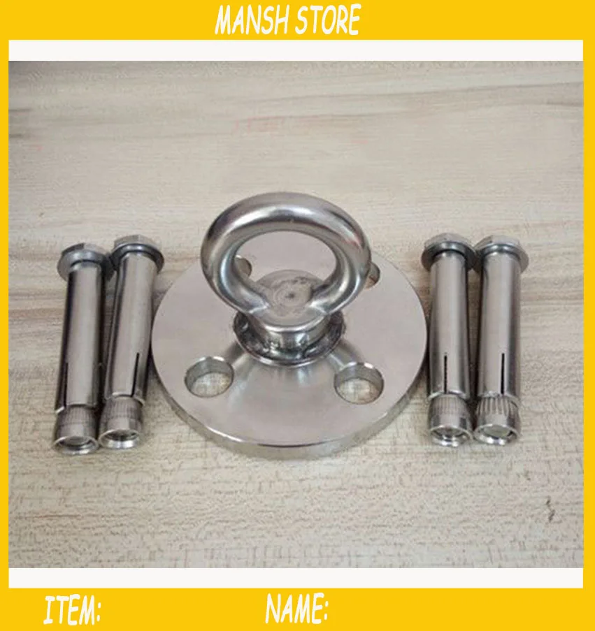 Stainless Steel Flange Hook Ceiling Hanger For Fan Sandbag Light Hook Free Shipping
Stainless Steel Flange Hook Ceiling Hanger For Fan Sandbag Light Hook Free Shipping