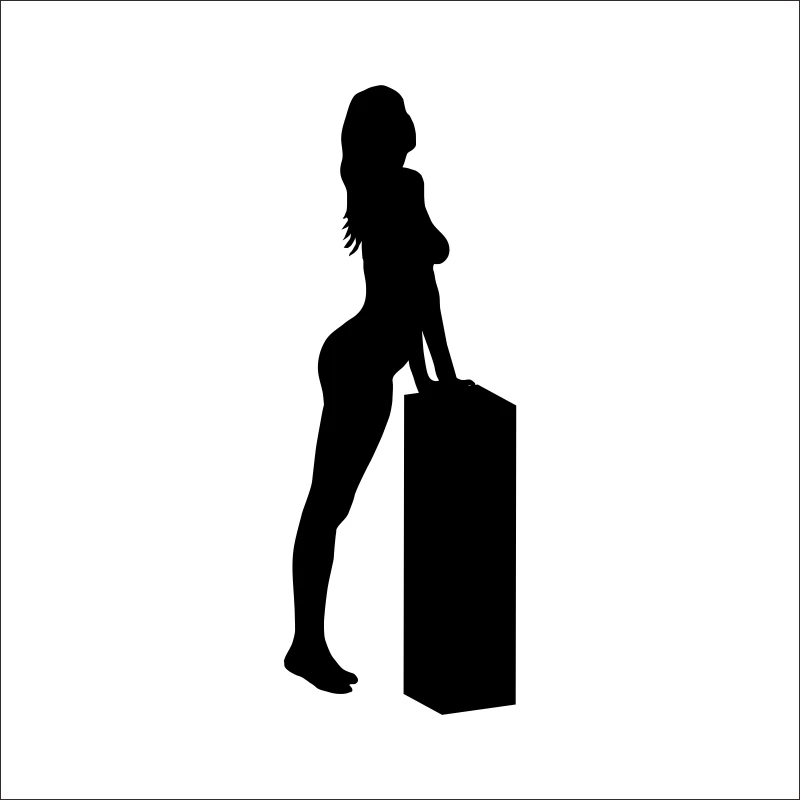 DCTAL SEX GIRL Pegatina Sexy chica caliente desnuda belleza забавная Автомобильная наклейка ventana Humor motocicleta