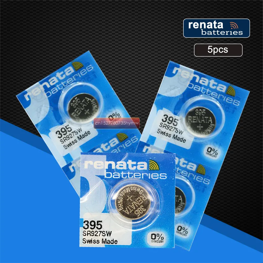 5pc Renata 395 100% Original Brand New Silver Oxide Watch Battery LONG LASTING SR927SW LR57 LR927 AG7 Button Coin Cell
5pc Renata 395 100% Original Brand New Silver Oxide Watch Battery LONG LASTING SR927SW LR57 LR927 AG7 Button Coin Cell