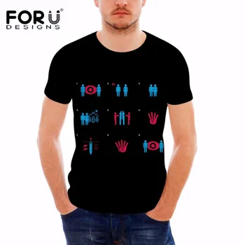 FORUDESIGNS Funny Nineteen Eighty Four Symbols Design Men T Shirt Casual Short Sleeve Tee Shirts Summer Breathable O-neck Tshirt
FORUDESIGNS Funny Nineteen Eighty Four Symbols Design Men T Shirt Casual Short Sleeve Tee Shirts Summer Breathable O-neck Tshirt