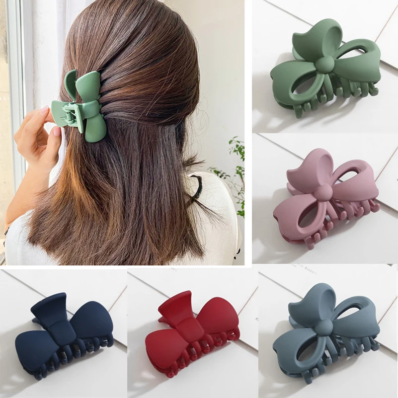 Women Hair Accessories Korean Hair Clips for Girls Solid Color Crab Hair Claws Makeup Hairpins Big Bowknot Hairgrips Barrettes
Women Hair Accessories Korean Hair Clips for Girls Solid Color Crab Hair Claws Makeup Hairpins Big Bowknot Hairgrips Barrettes