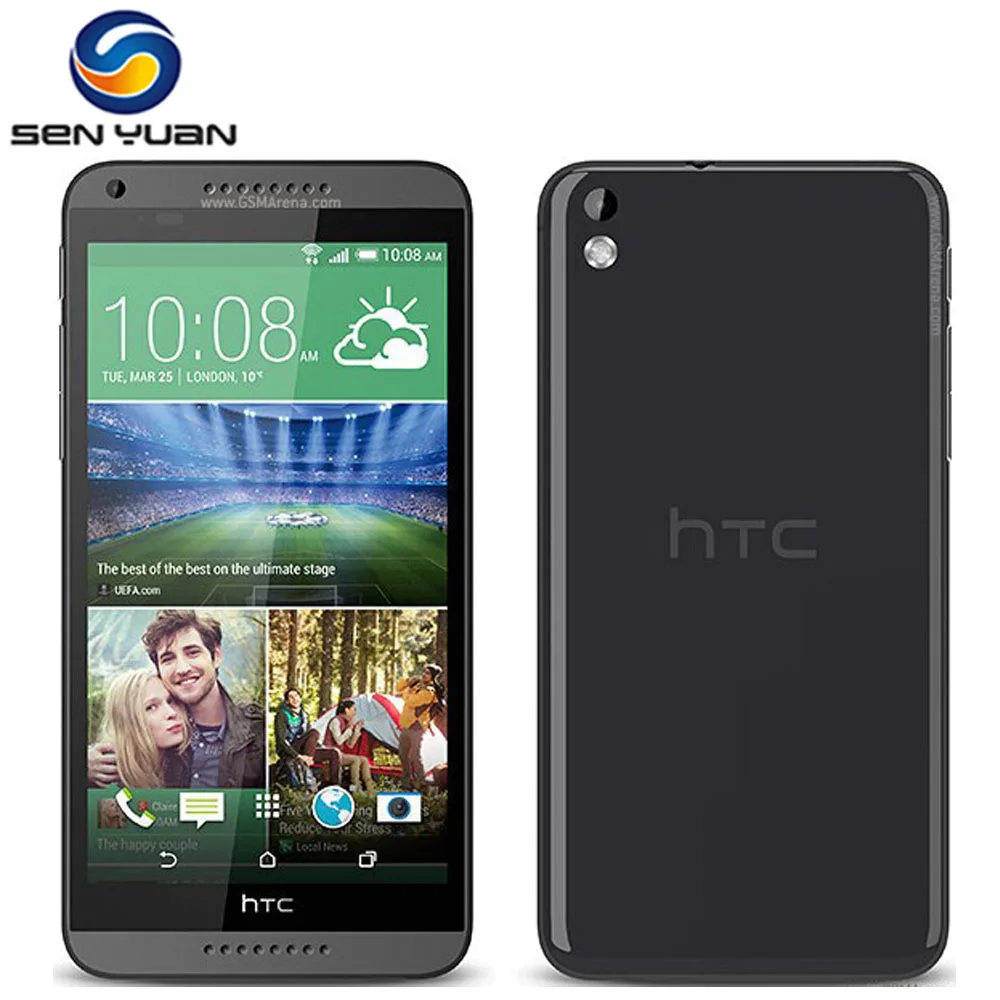 

Original HTC Desire 816 816W Cell Phone Dual Sim 5.5 " TouchScreen 1.5GB RAM 8GB ROM Unlocked 13.0MP Android Mobile Phone