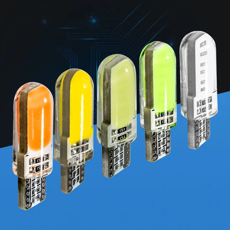 1Pcs T10 Silicone Shell COB Led Car bulb W5W 192 168 Silica gel Auto Wedge Side Light Parking License Plate bulb 12V Car Styling
1Pcs T10 Silicone Shell COB Led Car bulb W5W 192 168 Silica gel Auto Wedge Side Light Parking License Plate bulb 12V Car Styling