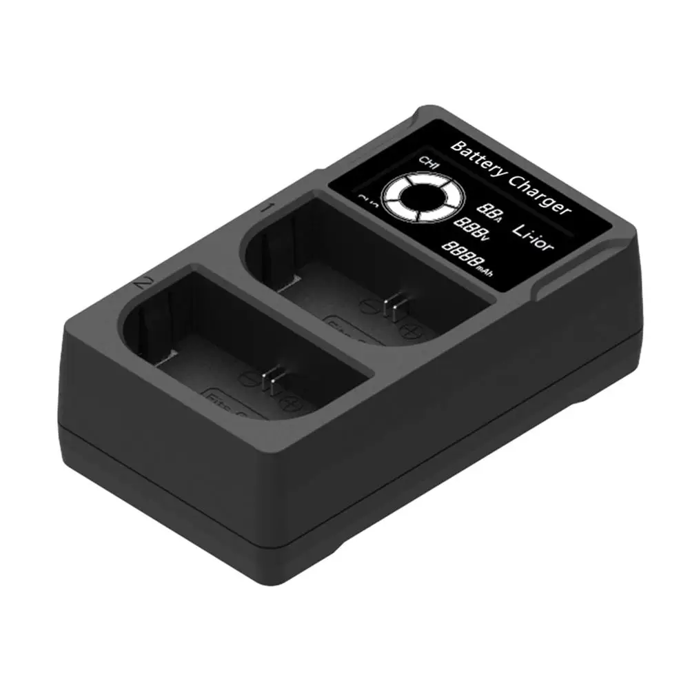 LCD Display Dual Ports Digital Camera Charger USB Fast Charger Battery Capacity Identification For Digital Camera Lp-e6 1PC J2
LCD Display Dual Ports Digital Camera Charger USB Fast Charger Battery Capacity Identification For Digital Camera Lp-e6 1PC J2